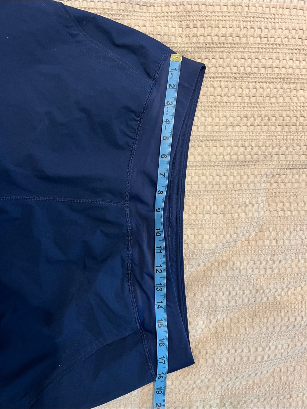 Lands' End Women's Deep Sea Navy Athletic Shorts - Picture 6 of 6